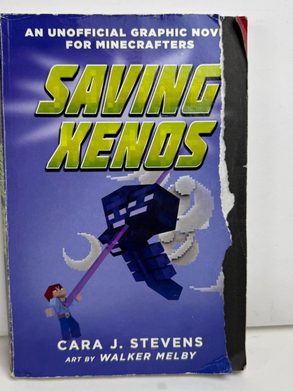 Saving Xenos Unofficial Graphic Novel Minecrafters Cara J Stevens 9781338277203